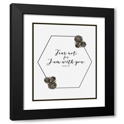 Gold Foil I Am 2 Black Modern Wood Framed Art Print with Double Matting by Hogan, Melody