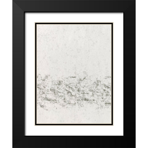 Spires 1 Black Modern Wood Framed Art Print with Double Matting by Hogan, Melody