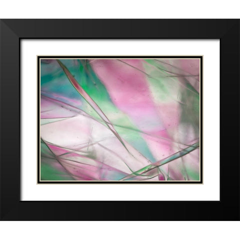 light graphics Black Modern Wood Framed Art Print with Double Matting by Hogan, Melody