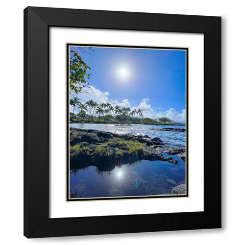 Early Time Travelers Black Modern Wood Framed Art Print with Double Matting by Nebula, Melissa