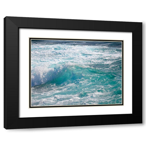 Shoreline 2 Black Modern Wood Framed Art Print with Double Matting by Nebula, Melissa