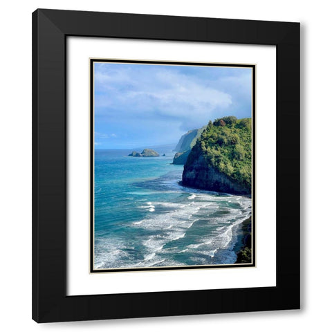 Pololu Black Modern Wood Framed Art Print with Double Matting by Nebula, Melissa