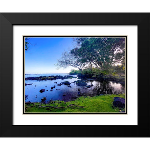Still Of The Morning Black Modern Wood Framed Art Print with Double Matting by Nebula, Melissa