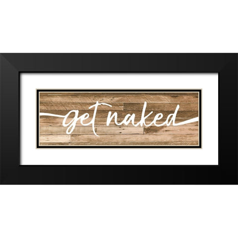 Get Naked 3 Black Modern Wood Framed Art Print with Double Matting by Prime, Marcus