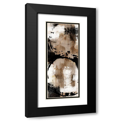 Distressed Road 2 Black Modern Wood Framed Art Print with Double Matting by Prime, Marcus