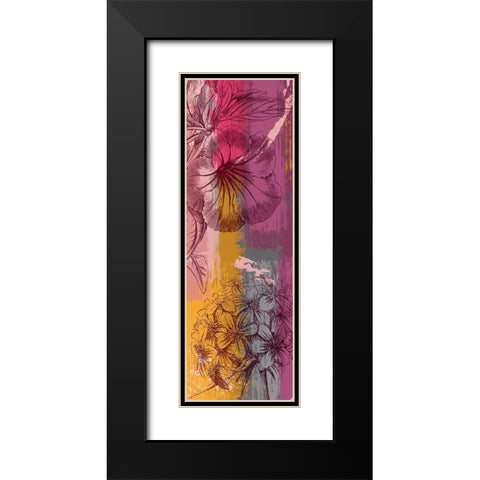Flower Wine 1 Black Modern Wood Framed Art Print with Double Matting by Prime, Marcus