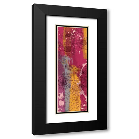 Flower Wine 3 Black Modern Wood Framed Art Print with Double Matting by Prime, Marcus