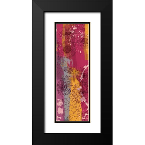 Flower Wine 3 Black Modern Wood Framed Art Print with Double Matting by Prime, Marcus