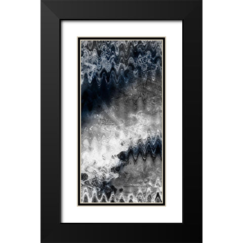 Indigo Sonic 2 Black Modern Wood Framed Art Print with Double Matting by Prime, Marcus