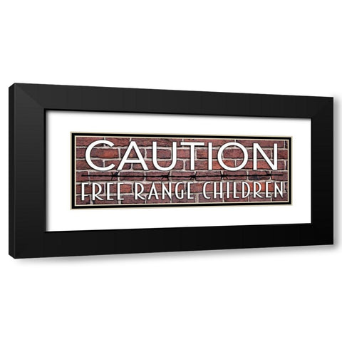 Free Range 1 Black Modern Wood Framed Art Print with Double Matting by Prime, Marcus