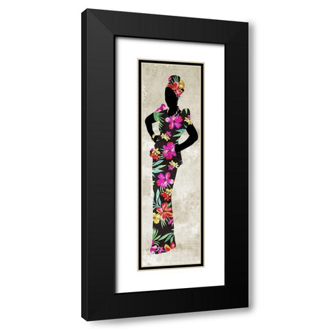 African Queen 1 Black Modern Wood Framed Art Print with Double Matting by Prime, Marcus