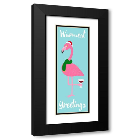Warmest Greetings 1 Black Modern Wood Framed Art Print with Double Matting by Prime, Marcus