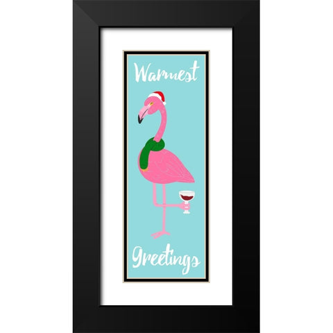 Warmest Greetings 1 Black Modern Wood Framed Art Print with Double Matting by Prime, Marcus