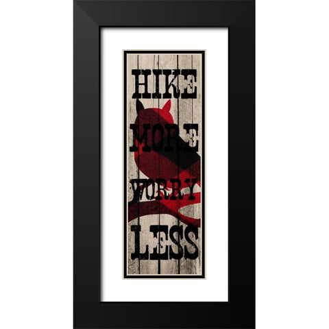 Hike More 1 Black Modern Wood Framed Art Print with Double Matting by Prime, Marcus