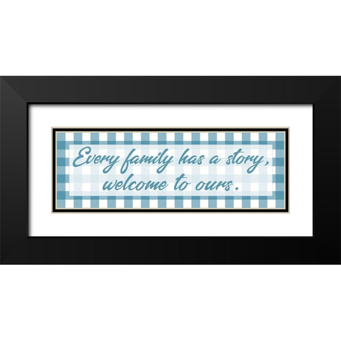 Family Story 1 Black Modern Wood Framed Art Print with Double Matting by Prime, Marcus