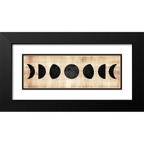 Weaved Phases 1 Black Modern Wood Framed Art Print with Double Matting by Prime, Marcus