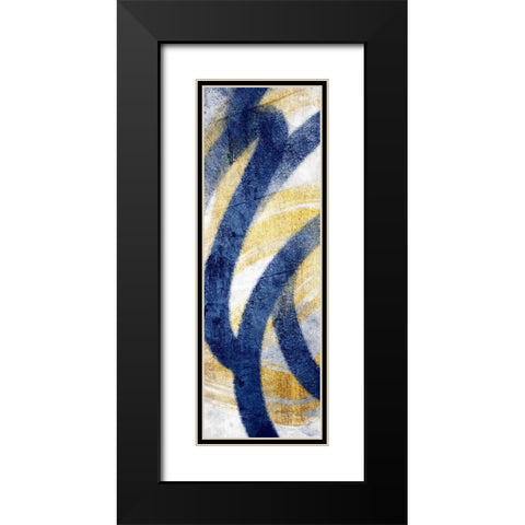 Striking Marks 1 Black Modern Wood Framed Art Print with Double Matting by Prime, Marcus