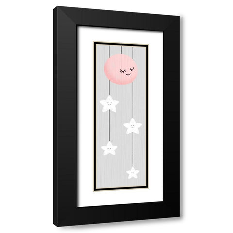 Night Friends 1 Black Modern Wood Framed Art Print with Double Matting by Prime, Marcus