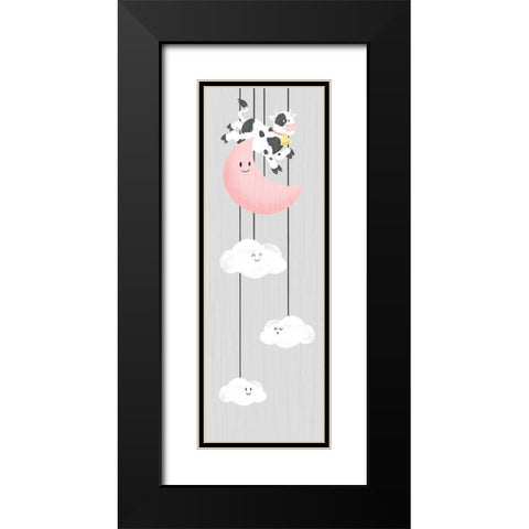 Night Friends 2 Black Modern Wood Framed Art Print with Double Matting by Prime, Marcus