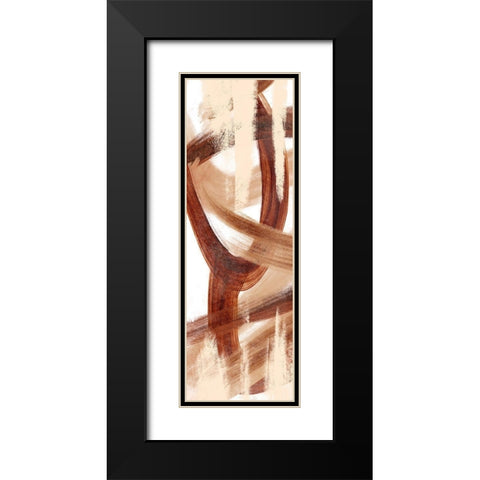 Oil Streak 3 Black Modern Wood Framed Art Print with Double Matting by Prime, Marcus