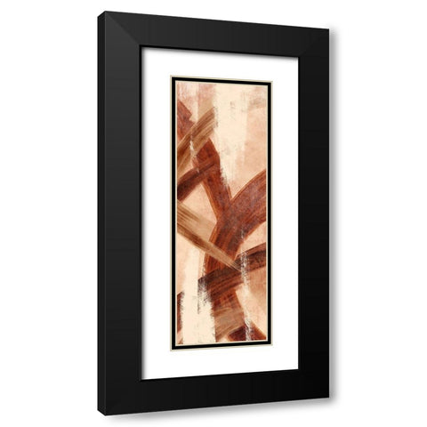Oil Streak 2 Black Modern Wood Framed Art Print with Double Matting by Prime, Marcus