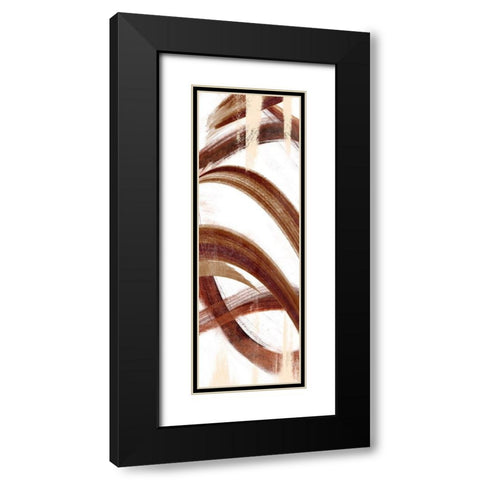Oil Streak 5 Black Modern Wood Framed Art Print with Double Matting by Prime, Marcus