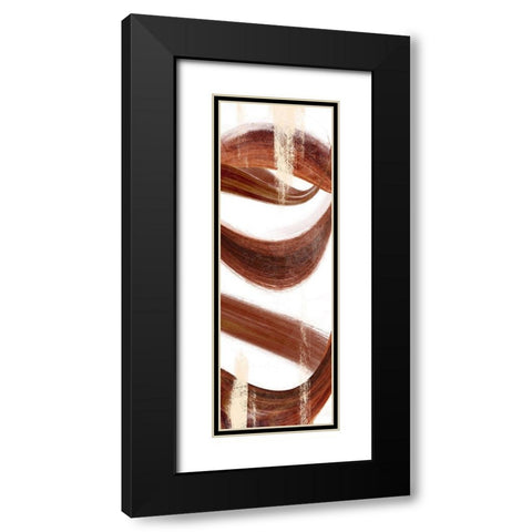 Oil Streak 6 Black Modern Wood Framed Art Print with Double Matting by Prime, Marcus