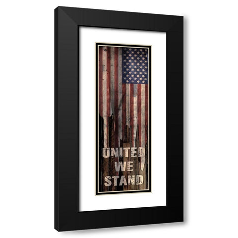 United We Stand Black Modern Wood Framed Art Print with Double Matting by Prime, Marcus