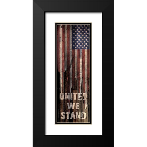 United We Stand Black Modern Wood Framed Art Print with Double Matting by Prime, Marcus