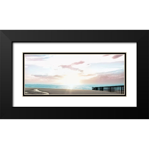 Bright Stroll 1 Black Modern Wood Framed Art Print with Double Matting by Prime, Marcus