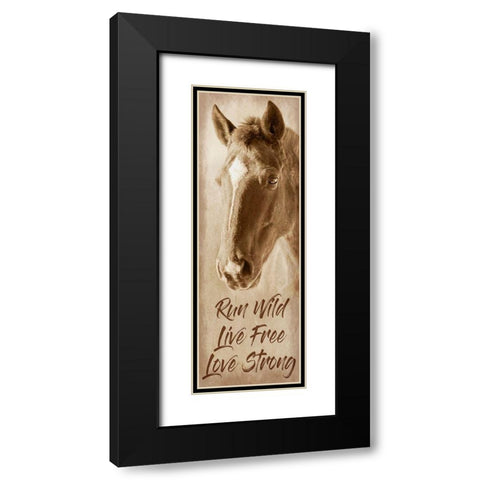 Wild And Free Black Modern Wood Framed Art Print with Double Matting by Prime, Marcus