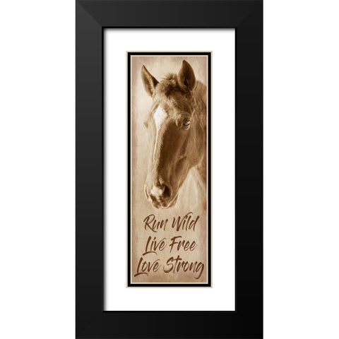 Wild And Free Black Modern Wood Framed Art Print with Double Matting by Prime, Marcus