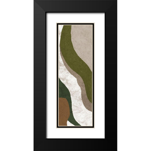 Rustic Swirly Dirly 2 Black Modern Wood Framed Art Print with Double Matting by Prime, Marcus