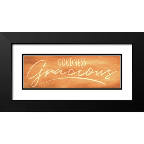 Goodness Gracious 1 Black Modern Wood Framed Art Print with Double Matting by Prime, Marcus
