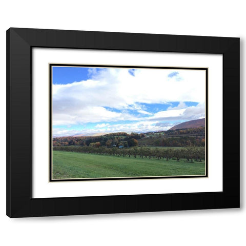 Autumn Skies 1 Black Modern Wood Framed Art Print with Double Matting by Prime, Marcus