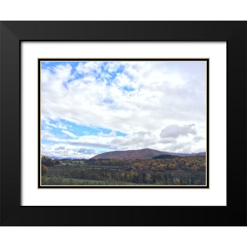 Autumn Skies 2 Black Modern Wood Framed Art Print with Double Matting by Prime, Marcus
