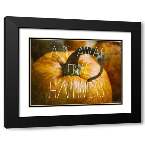 Happy Pie Black Modern Wood Framed Art Print with Double Matting by Prime, Marcus