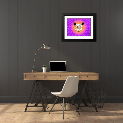 Dia De Los Muertos 3 Black Modern Wood Framed Art Print with Double Matting by Prime, Marcus