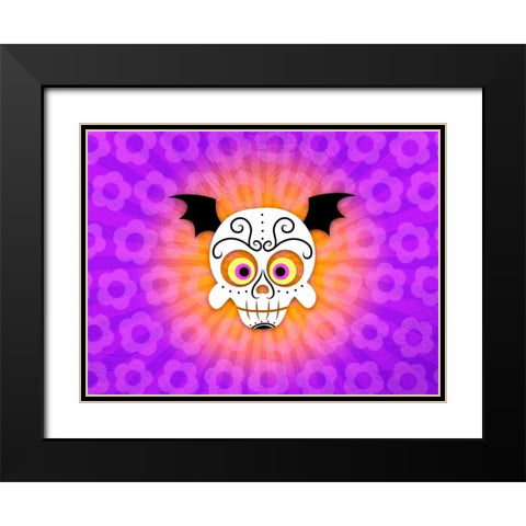 Dia De Los Muertos 3 Black Modern Wood Framed Art Print with Double Matting by Prime, Marcus