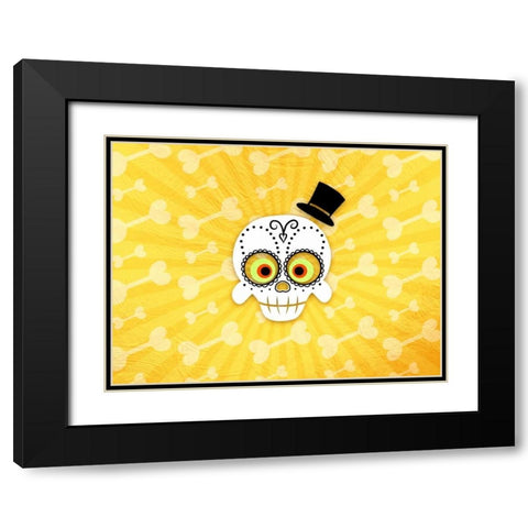Dia De Los Muertos 4 Black Modern Wood Framed Art Print with Double Matting by Prime, Marcus