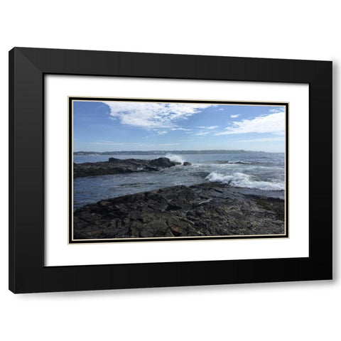 Morning Tide 2 Black Modern Wood Framed Art Print with Double Matting by Prime, Marcus
