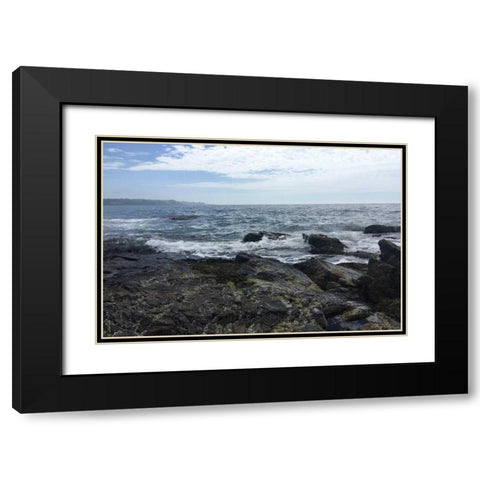 Morning Tide 3 Black Modern Wood Framed Art Print with Double Matting by Prime, Marcus