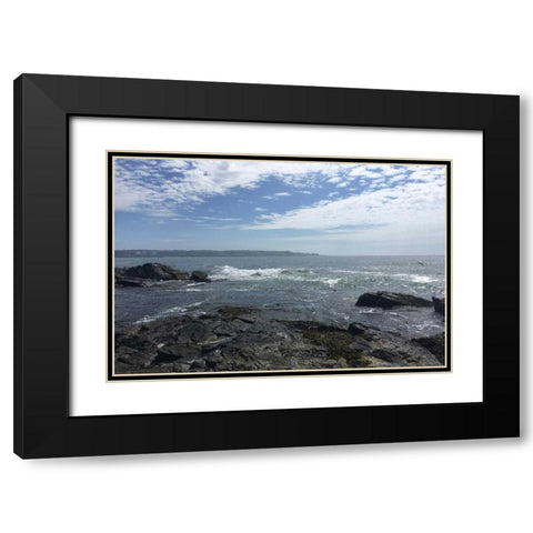 Morning Tide 5 Black Modern Wood Framed Art Print with Double Matting by Prime, Marcus