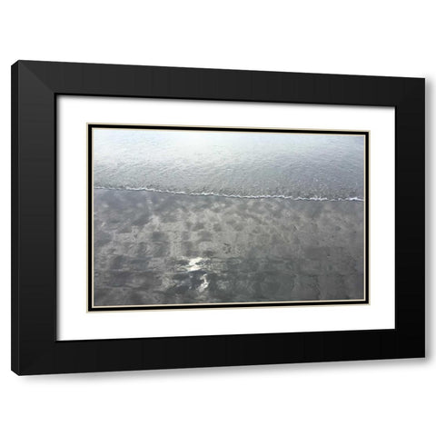 Sand Mirror 2 Black Modern Wood Framed Art Print with Double Matting by Prime, Marcus