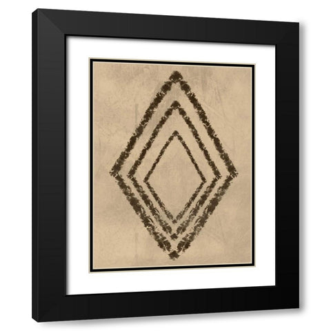Diamond Entrance Black Modern Wood Framed Art Print with Double Matting by Prime, Marcus