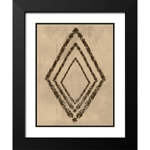 Diamond Entrance Black Modern Wood Framed Art Print with Double Matting by Prime, Marcus
