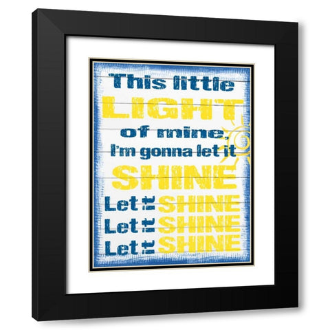 Light Of Mine Black Modern Wood Framed Art Print with Double Matting by Prime, Marcus