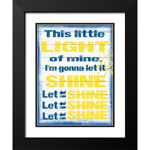 Light Of Mine Black Modern Wood Framed Art Print with Double Matting by Prime, Marcus