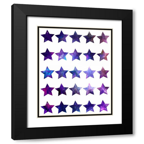 Rockin Stars Black Modern Wood Framed Art Print with Double Matting by Prime, Marcus
