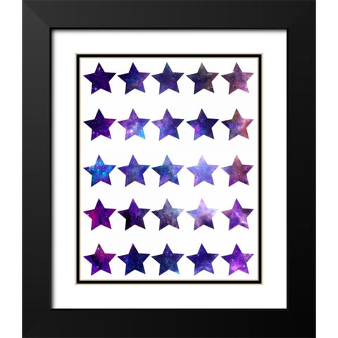 Rockin Stars Black Modern Wood Framed Art Print with Double Matting by Prime, Marcus